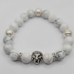 Judah Life Signature Men's Bracelet (White Spun Gray)