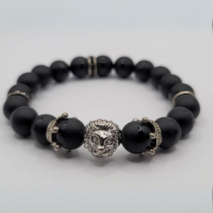 Judah Life Signature Bracelet (Black + Silver) - Version 2