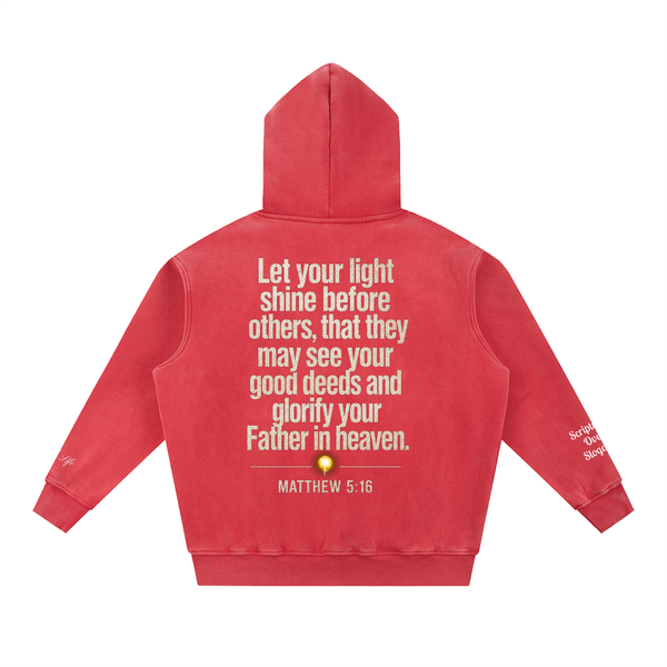 Never Dim (Snow Washed Oversized Hoodie)