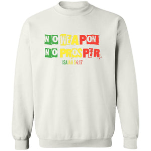 No Weapon No Prosper Sweatshirt (White)