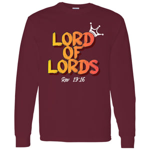 Lord of Lords (Maroon LS T-Shirt)