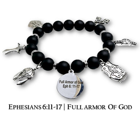 Full Armor Beaded Bracelet (Eph. 6:11-17)
