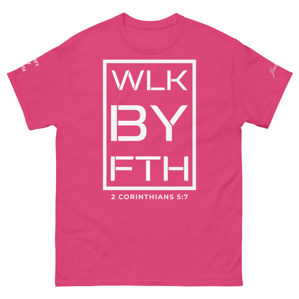 Walk By Faith (White Print) T-Shirt