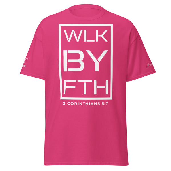 Walk By Faith (White Print) T-Shirt