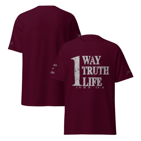 1 Way . Truth . Life (John 14:6) - Maroon