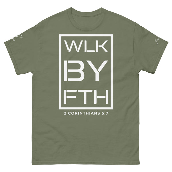 Walk By Faith (White Print) T-Shirt