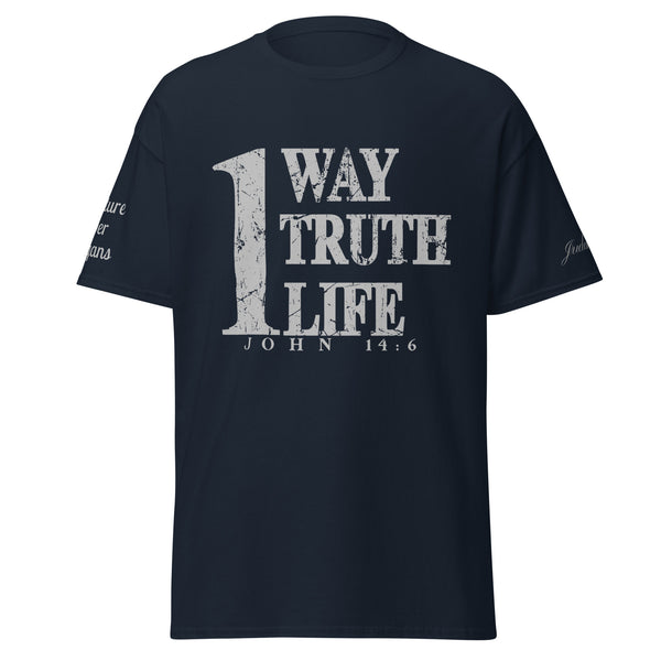1 Way . Truth . Life (John 14:6) - Navy Blue