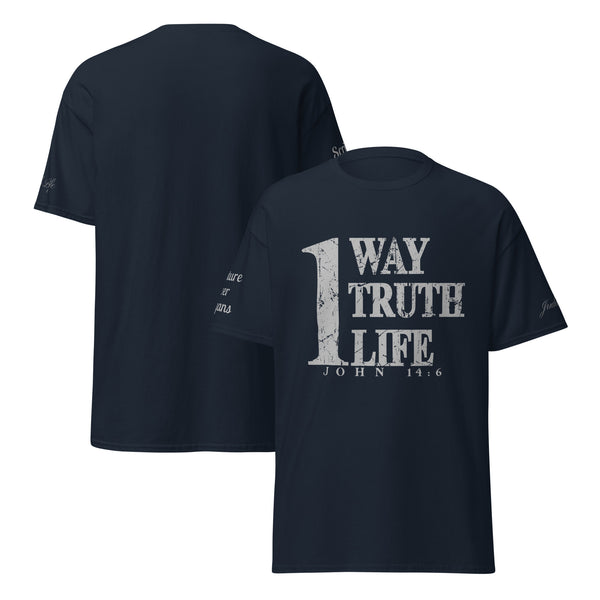 1 Way . Truth . Life (John 14:6) - Navy Blue