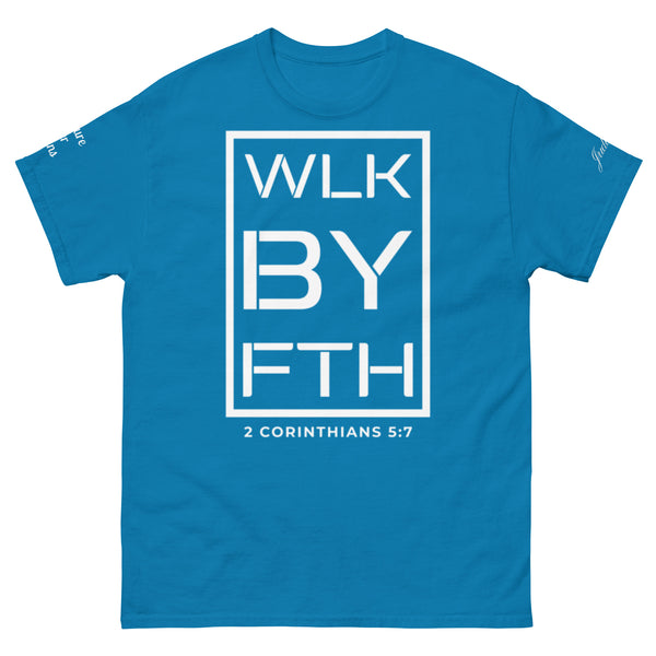 Walk By Faith (White Print) T-Shirt