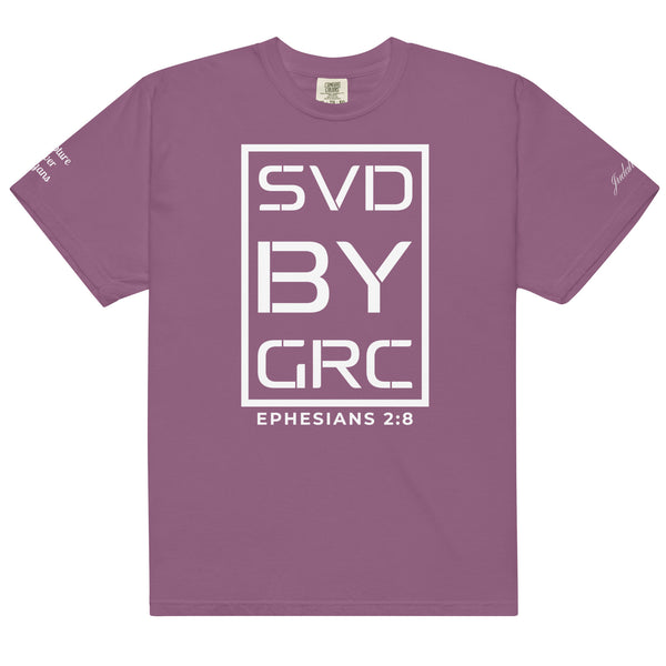 Saved By Grace (White Print) T-Shirt