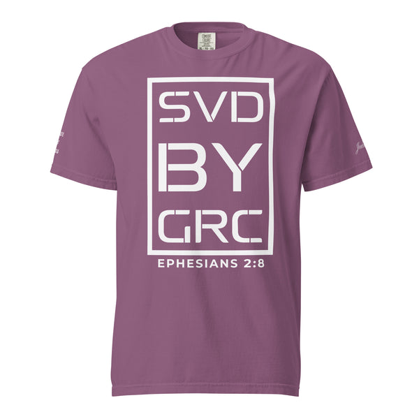 Saved By Grace (White Print) T-Shirt
