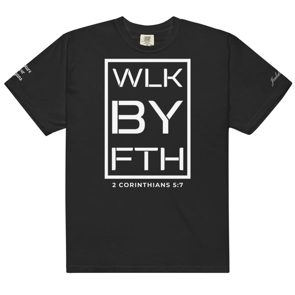 Walk By Faith (White Print) T-Shirt