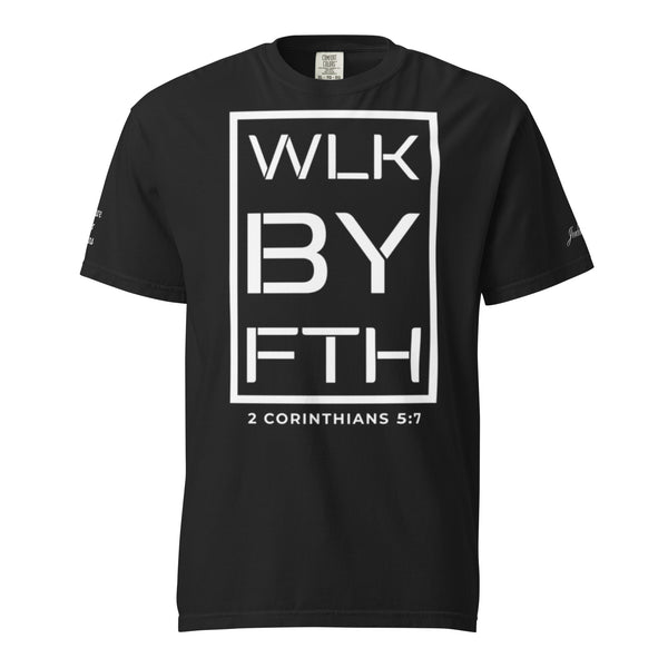Walk By Faith (White Print) T-Shirt