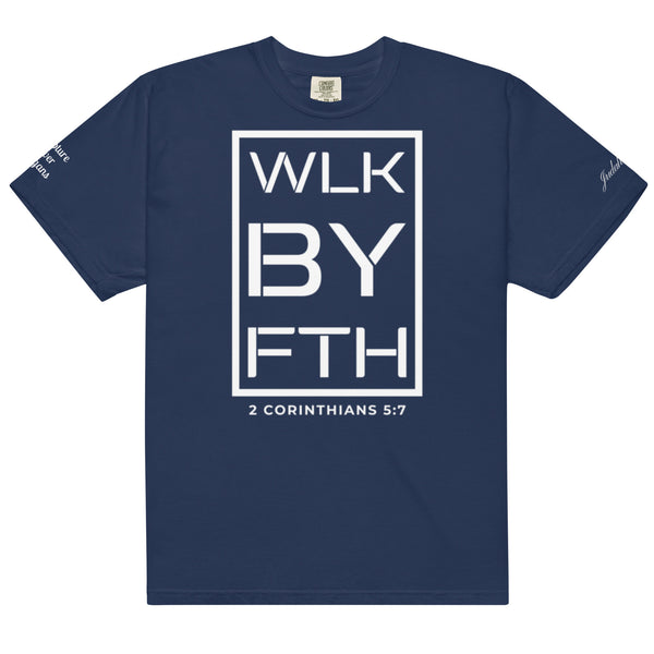 Walk By Faith (White Print) T-Shirt