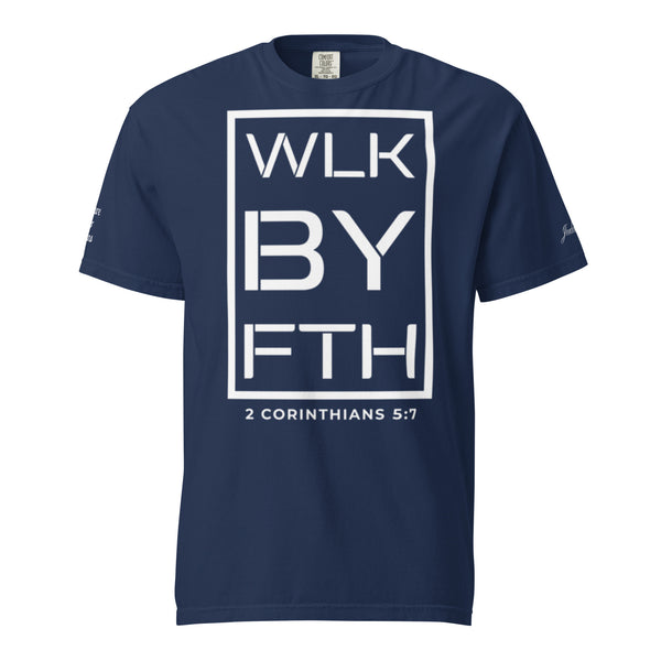 Walk By Faith (White Print) T-Shirt
