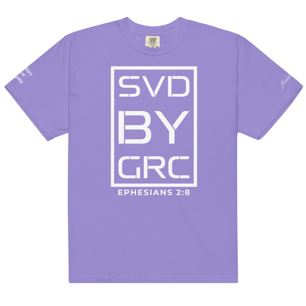 Saved By Grace (White Print) T-Shirt