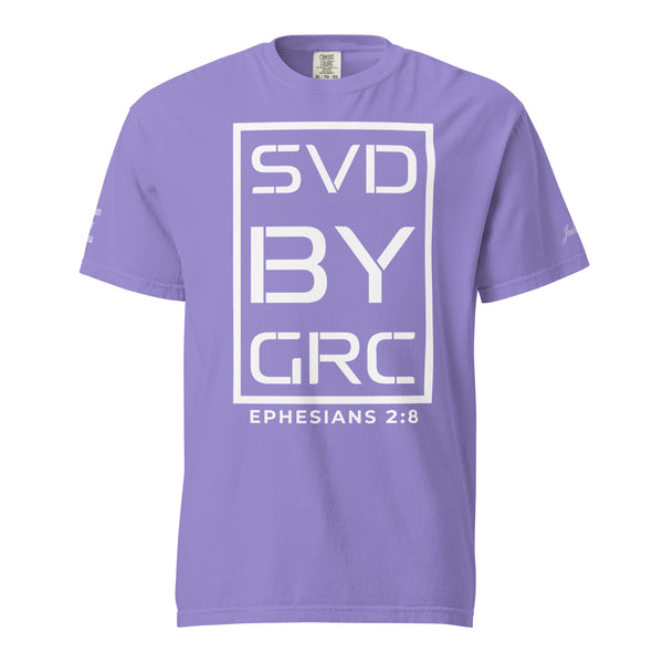 Saved By Grace (White Print) T-Shirt