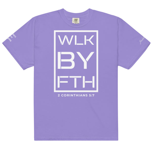 Walk By Faith (White Print) T-Shirt