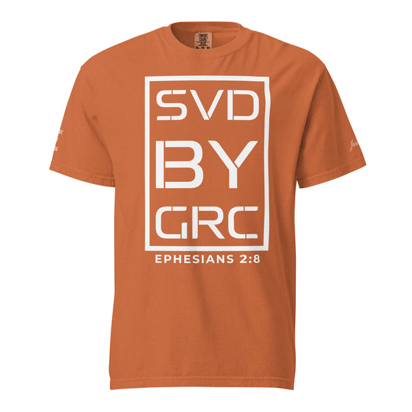 Saved By Grace (White Print) T-Shirt