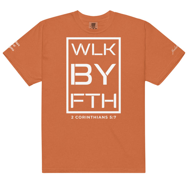 Walk By Faith (White Print) T-Shirt