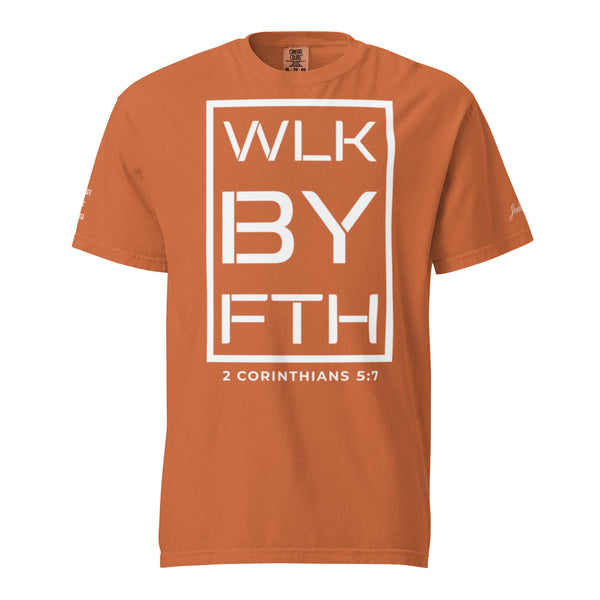 Walk By Faith (White Print) T-Shirt