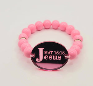 Judah Life Jesus Bracelet (Pink)