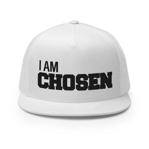 I AM Chosen (White/ Black Trucker Cap)
