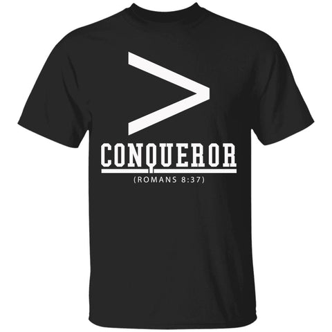 More than a Conqueror (Black + White) T-Shirt