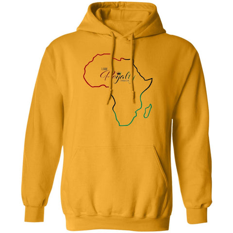 I AM Royalty African w/ Continent (Gold) Hoodie