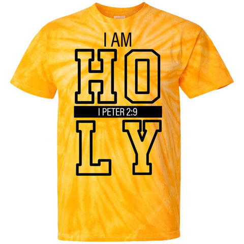 I AM HOLY  (Yellow/ Black Tie Dye T-Shirt)