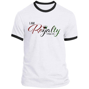 I AM Royalty (African Colored Ringer T-Shirt)