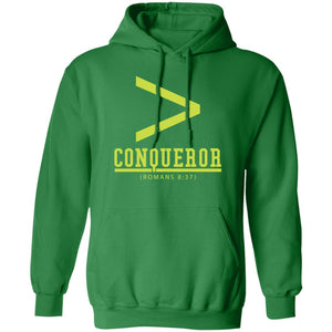 More Than a Conqueror Green (Neon) Hoodie