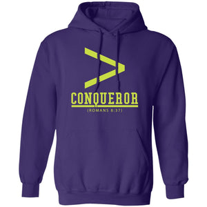More Than a Conqueror Purple (Neon) Hoodie