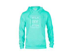 Walk By Faith (Celadon) Fleece Hoodie