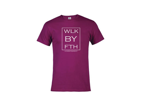 Walk By Faith (Berry) T-Shirt