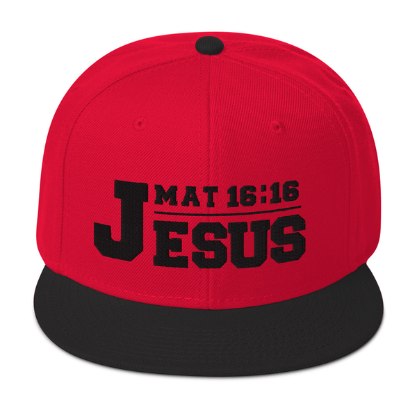 Jesus Snap-back (Red)