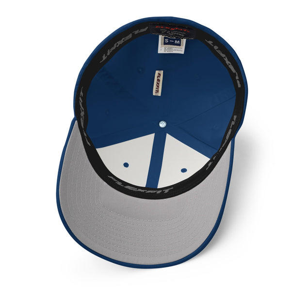 Bold Fitted Cap (Blue)