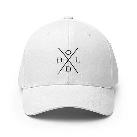 Bold Fitted Cap (White)