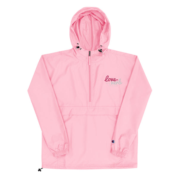 Love is a Verb (Pink Embroidered Jacket)