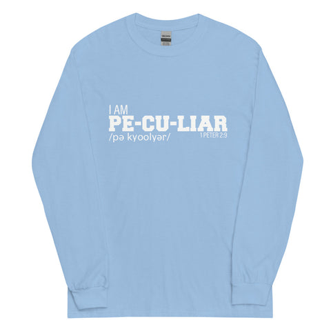 I AM Peculiar (Blue Long Sleeve Shirt)