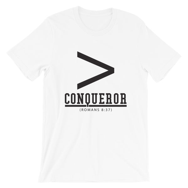 More Than a Conqueror T-Shirt (White)