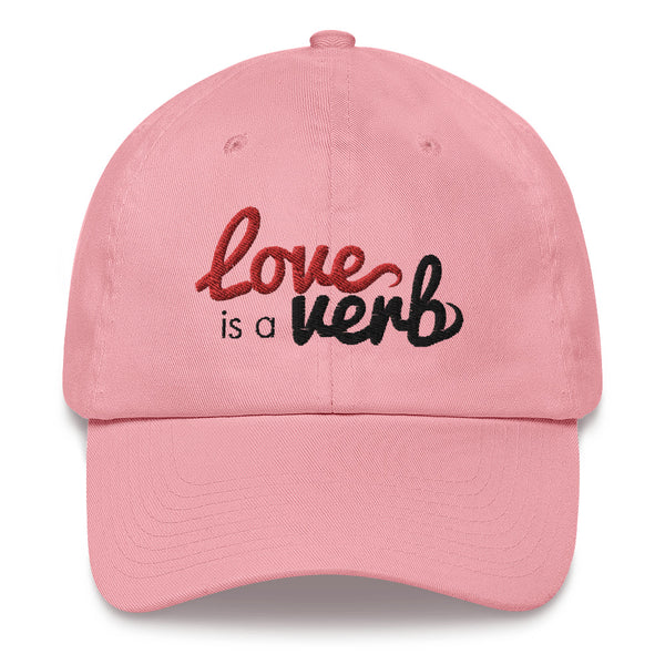 Love is a Verb Hat (Pink)