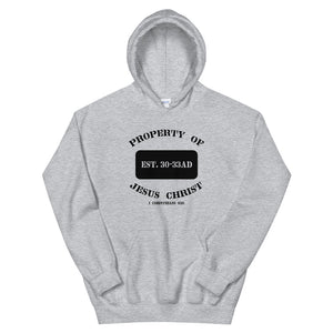 Property of Christ Hoodie (Gray)