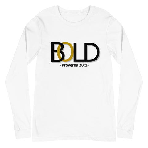 Bold 'Series' Long Sleeve T-Shirt (White) - Judah Life Apparel