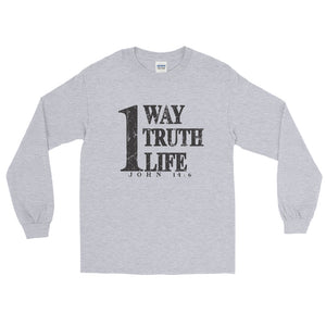 One Way, One Truth, One Life Long Sleeve T-Shirt - Judah Life Apparel