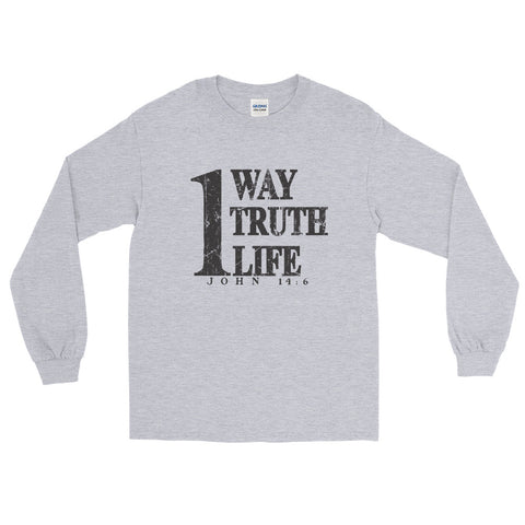 One Way, One Truth, One Life Long Sleeve T-Shirt - Judah Life Apparel