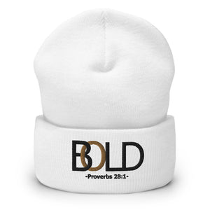 Bold 'Series' Beanie (White)