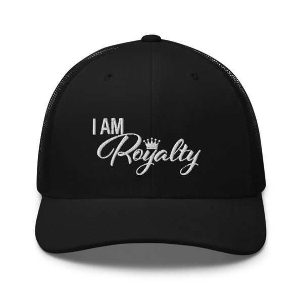 I AM Royalty (Black/ White Trucker Cap)