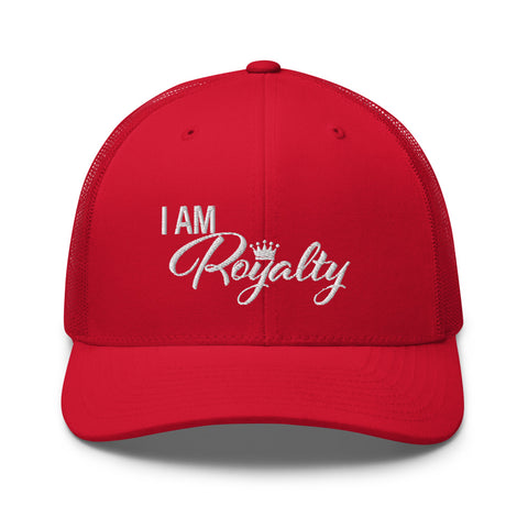 I AM Royalty (Red/ White Trucker Cap)