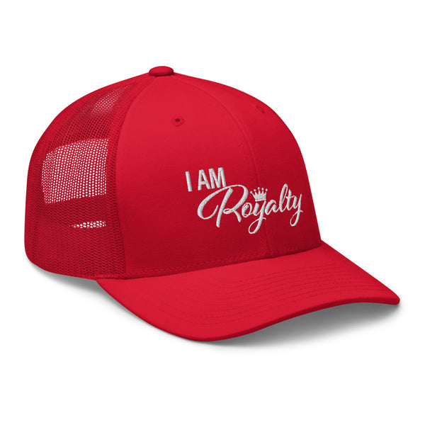 I AM Royalty (Red/ White Trucker Cap)